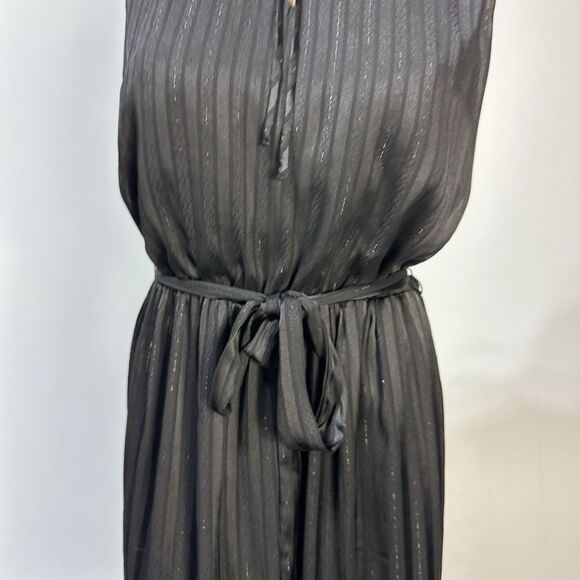 WHBM White House Black Market Women’s Dress L Size L Tie Belt Ruffle Hem NWT - Picture 3 of 13
